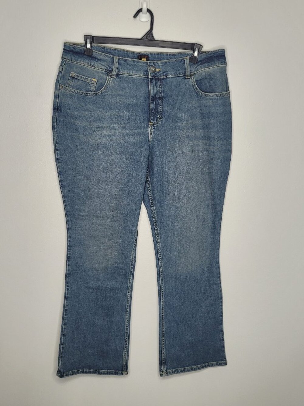 Lee blue bootcut midrise rodeo western plus size jeans 20w short NWT